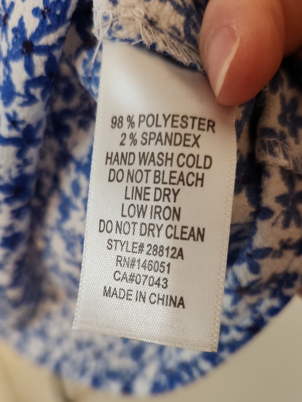 Monteau Faux Wrap Blouse (Misses XL) - Picture 5 of 7